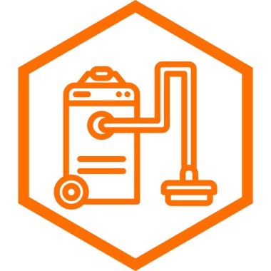 Modern oto tamir simgesinin vektör illüstrasyonu