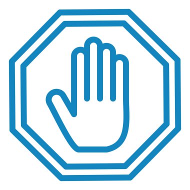 Dur işareti. Basit resimleme