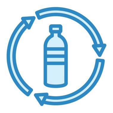 Eko Ampul simgesi. vektör illüstrasyonu