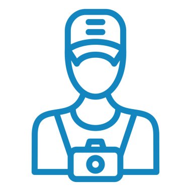 Fotoğraf simgesinin vektör illüstrasyonu