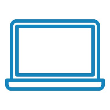 Bilgisayar. Web simgesi basit tasarım