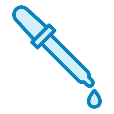 Göz Damlası modern ikon vektör illüstrasyonu  