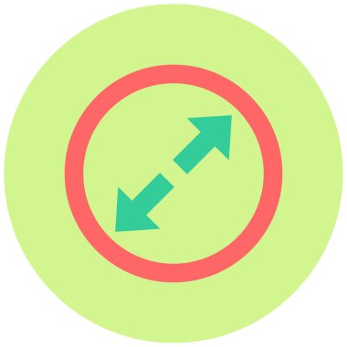 yeniden boyutlandır. Web simgesi basit illüstrasyon