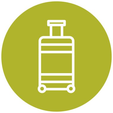 bagaj. Web simgesi basit illüstrasyon