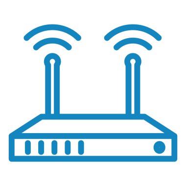 Yönlendirici. Web simgesi basit illüstrasyon