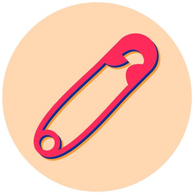 pin simgesinin vektör illüstrasyonu