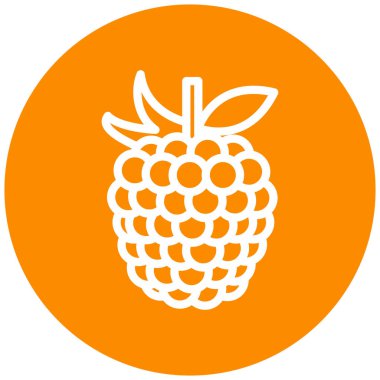 Blackberry modern ikon vektör çizimi