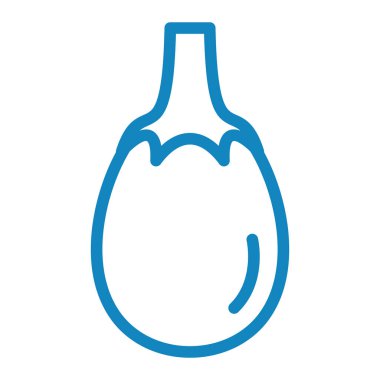 Sebze simgesinin vektör illüstrasyonu