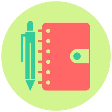 Gündem. Web simgesi basit illüstrasyon