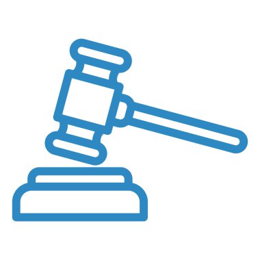 kanun simgesi vektör illüstrasyonu