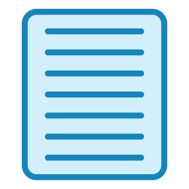 Notlar modern simge vektör illüstrasyonu 