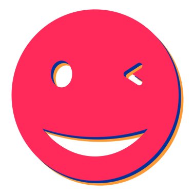 Mutlu yüz simgesi ikon vektör illüstrasyon tasarımı