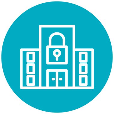 güvenlik simgesi vektör illüstrasyonu