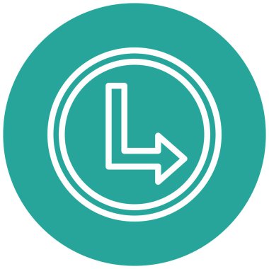 Bir b simgesinin vektör illüstrasyonu