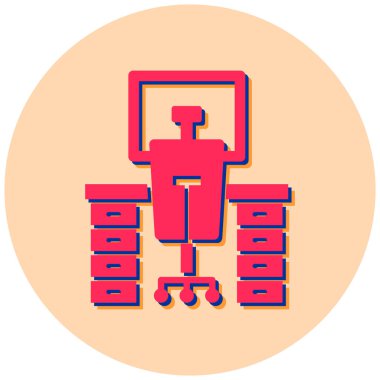 Ofis masası. Basit tasarım