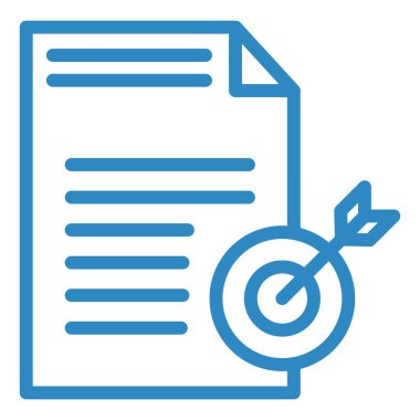 Belge. Web simgesi basit illüstrasyon