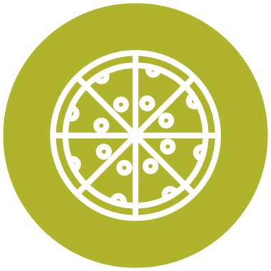 yiyecek ve içecek ikonu, vektör illüstrasyonu  