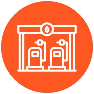 yağ pompası simgesi, vektör illüstrasyonu