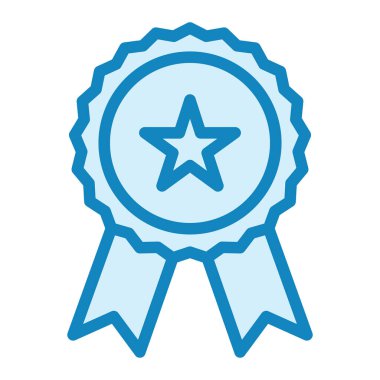Rozet. Web simgesi basit tasarım 