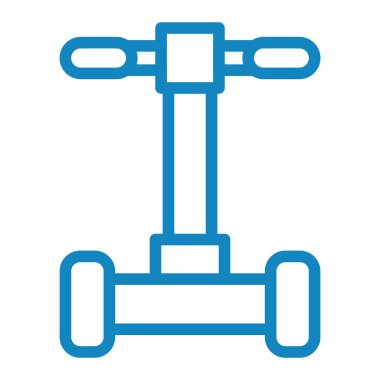 Suyun tek izole çizgi simgesinin vektör illüstrasyonu