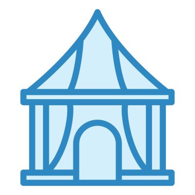 Bina. Web simgesi basit tasarım