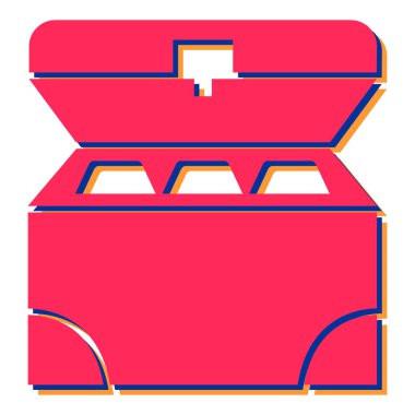 Basit vektör illüstrasyonu, web simgesi 