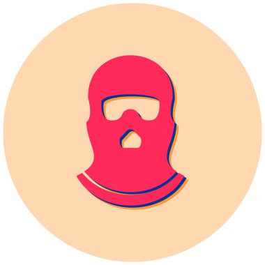 Kask takan bir adamın vektör çizimi