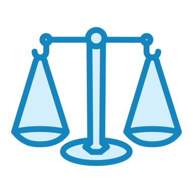 Web simgesi tarafından temsil edilen hukuk ve adalet kavramı