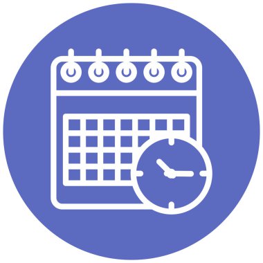 Takvim. Web simgesi basit illüstrasyon