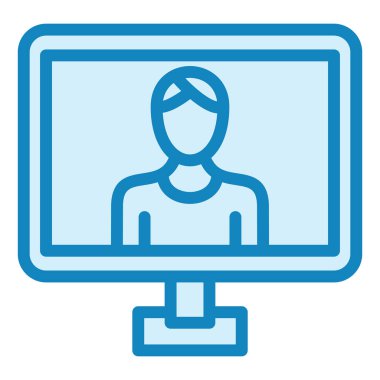  Giyin. Web simgesi basit illüstrasyon