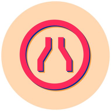 Bir kadın simgesinin vektör illüstrasyonu