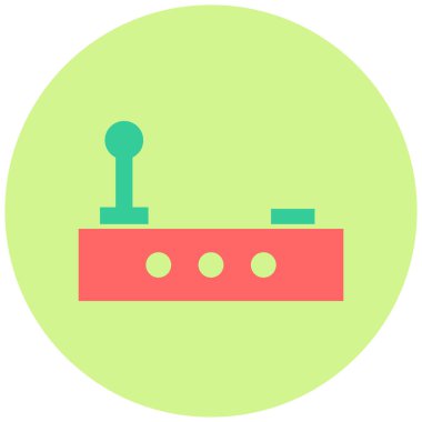 Oyun kolu. Web simgesi basit illüstrasyon