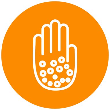 Bir insan yüzünün vektör illüstrasyonu