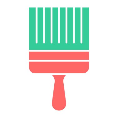 boya fırçası ikonu. vektör illüstrasyonu