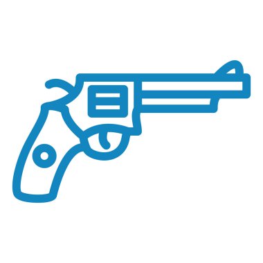 Bir silah simgesinin vektör illüstrasyonu