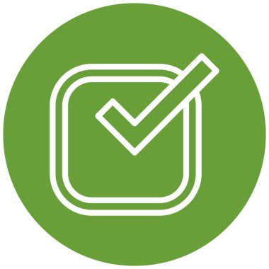 Moda biçimi izole edilmiş arkaplanda işaret simgesini işaretle