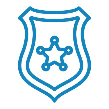 kalkan ikon vektör illüstrasyonu