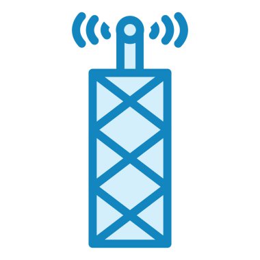 Anten. Web simgesi basit illüstrasyon 