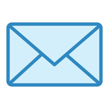 E- posta simgesi vektör illüstrasyonu