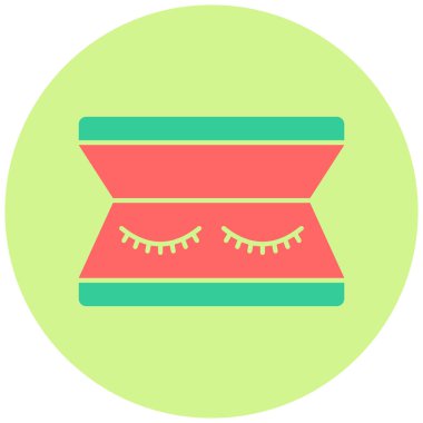 Göz bağı. Web simgesi vektör illüstrasyonu