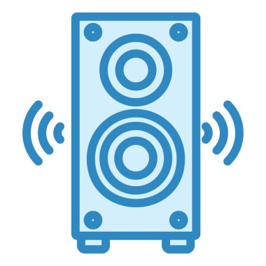 hoparlör modern ikon vektör illüstrasyonu 