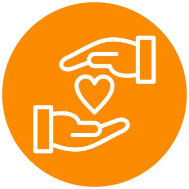 bağış vektör simgesi kolayca düzenlenebilir