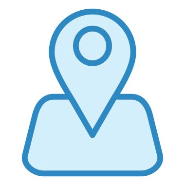 konum. Web simgesi basit illüstrasyon 