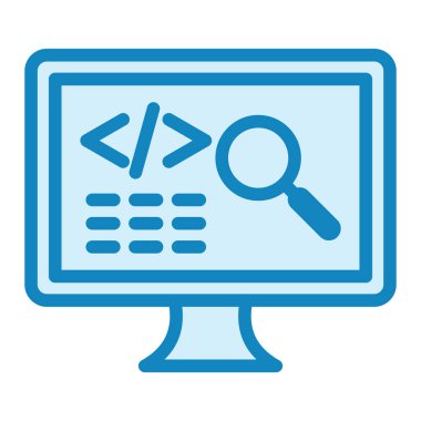 Geliştirme simgesi takip ediliyor. vektör illüstrasyonu