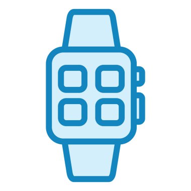 Akıllı saat. Web simgesi basit illüstrasyon 