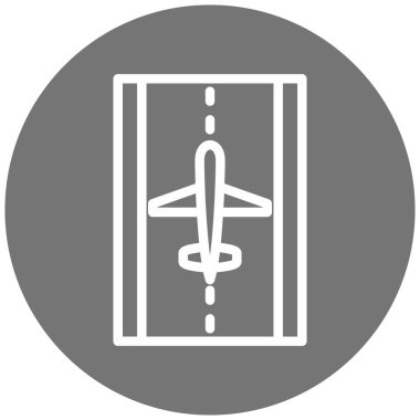 Uçak. Web simgesi basit illüstrasyon