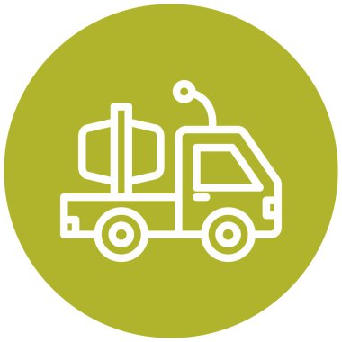 Kamyon. Web simgesi basit illüstrasyon