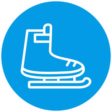 Buz pateni. Web simgesi