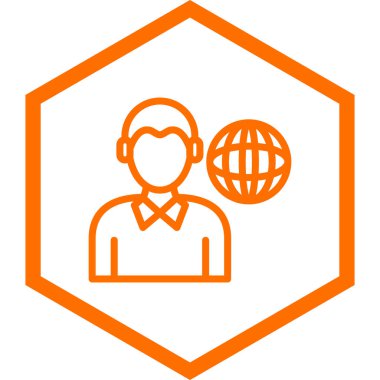 seo modern simgesinin vektör illüstrasyonu