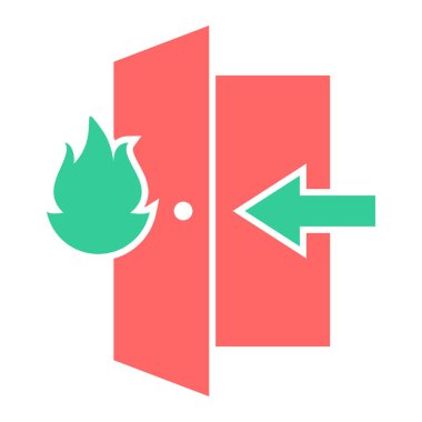 Kırmızı ve beyaz renkli bir okun vektör illüstrasyonu